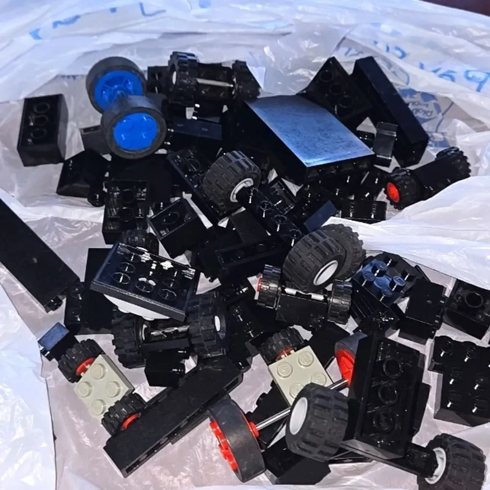 LEGO DUPLOtyco BLOCK LOT custom pieces vintage maybe black and more as seen